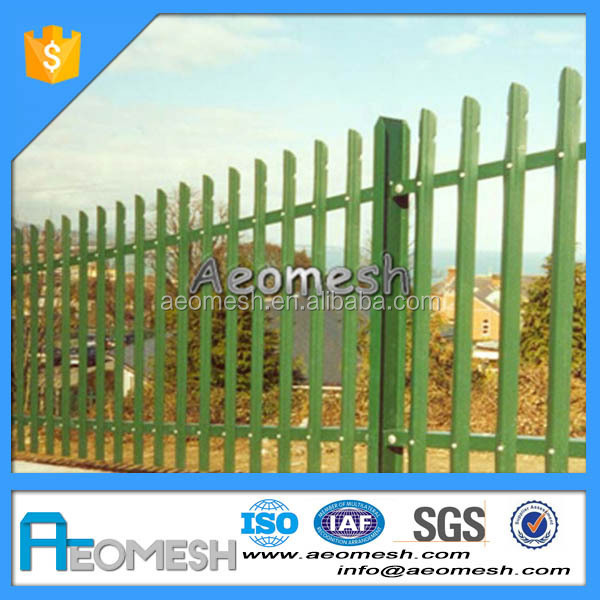 AEOMESH New Design Spear Top Fencing Hot Sale,wrought iron fence/used wrought iron fencing/used pool fence