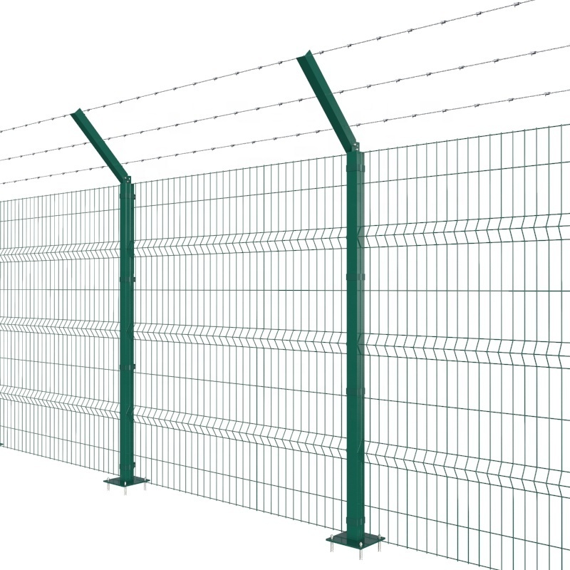 AEOMESH Guangzhou Factory twin wire fence double wire fence,high quality welded wire mesh fence,wire weld mesh fences