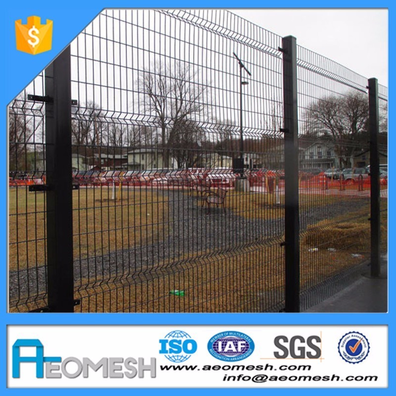 AEOMESH modern fence gate design iron fence netting mesh fence for railway