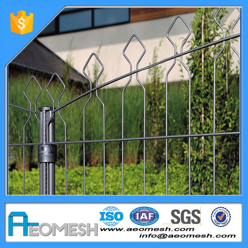 AEOMESH Made In Guangdong Philippines fences Heat Treated Fencing, Trellis & Gates double wire mesh fence