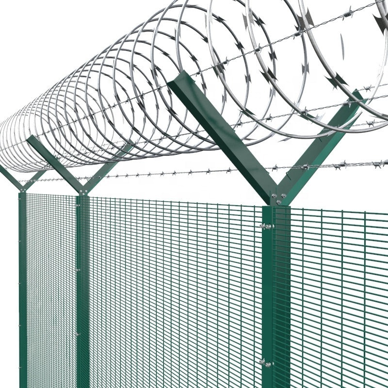 AEOMESH Canton Factory 358 fence high security fence,high quality anti climb 358 security fence,wholesale aluminum fence panels