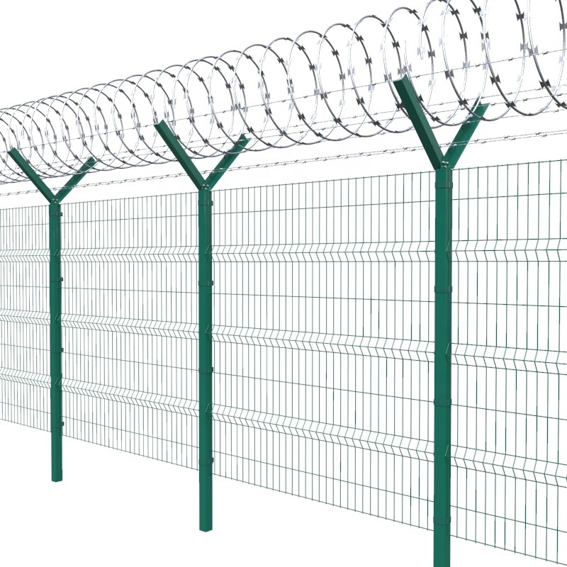 AEOMESH Guangzhou Factory twin wire fence double wire fence,high quality welded wire mesh fence,wire weld mesh fences