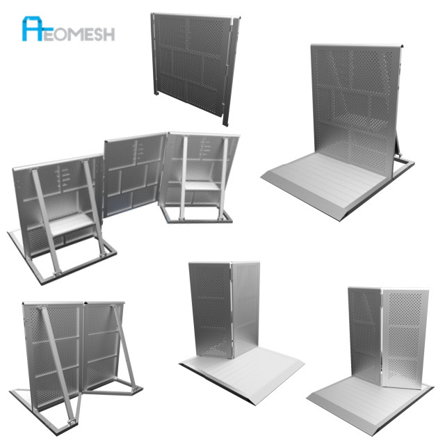 AEOMESH aluminium barrier Concert Security Barrier,Crowd Control barrier,concert mojo barrier stage barrier wholesale