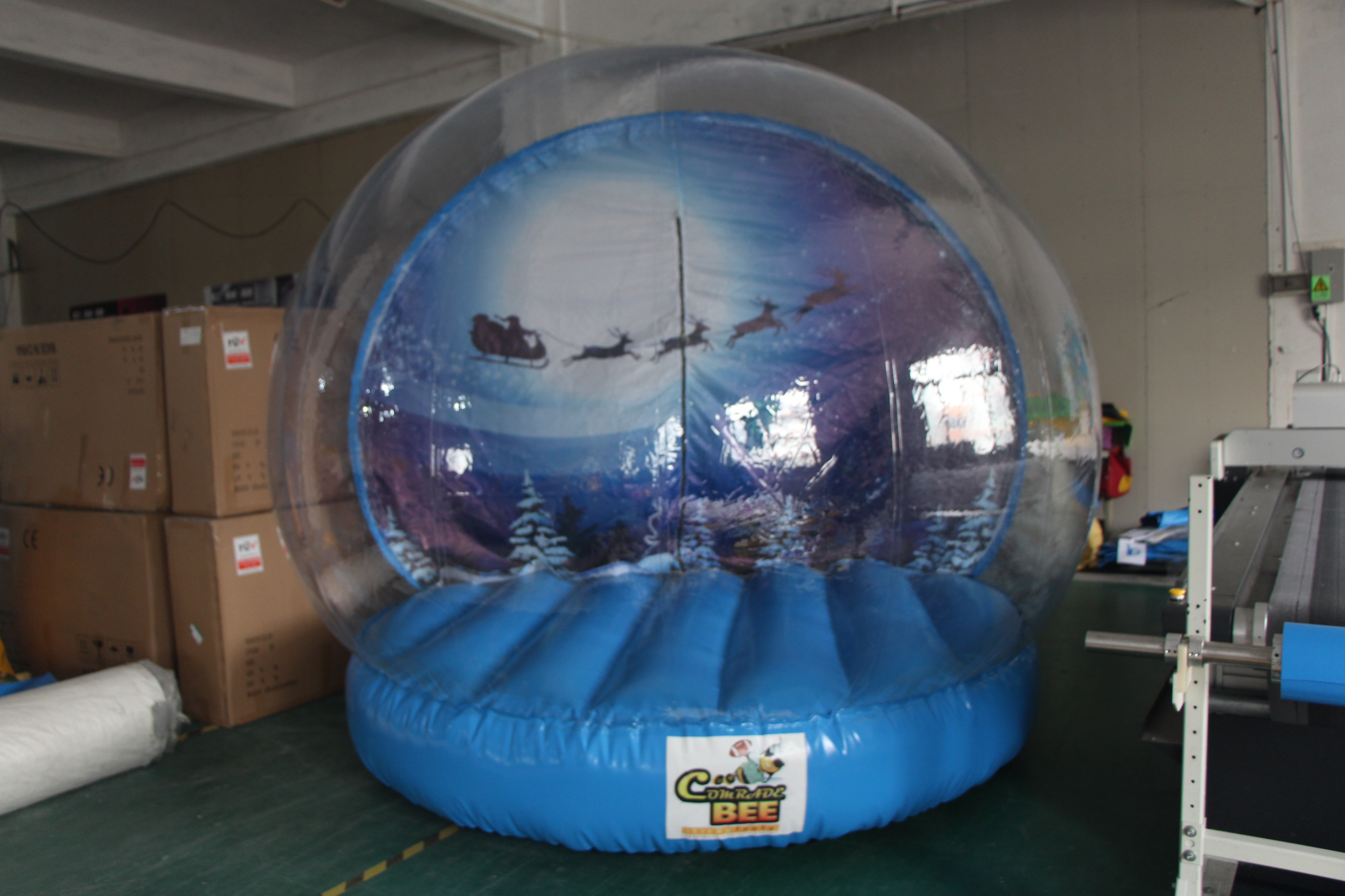 giant inflatable snow globe/dance snow globe/christmas snow globe