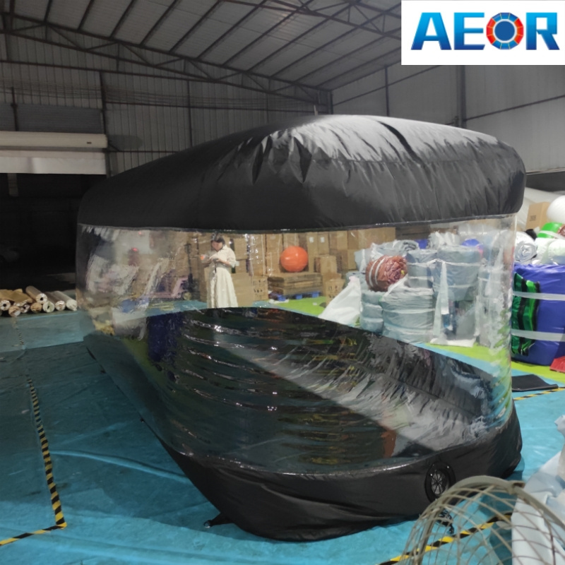 Clear inflatable car bubble cover tent portable inflatable car tent cover capsule Garage