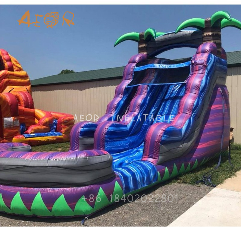 Guangzhou Used swimming pool slide,big water slides for sale inflatable slide