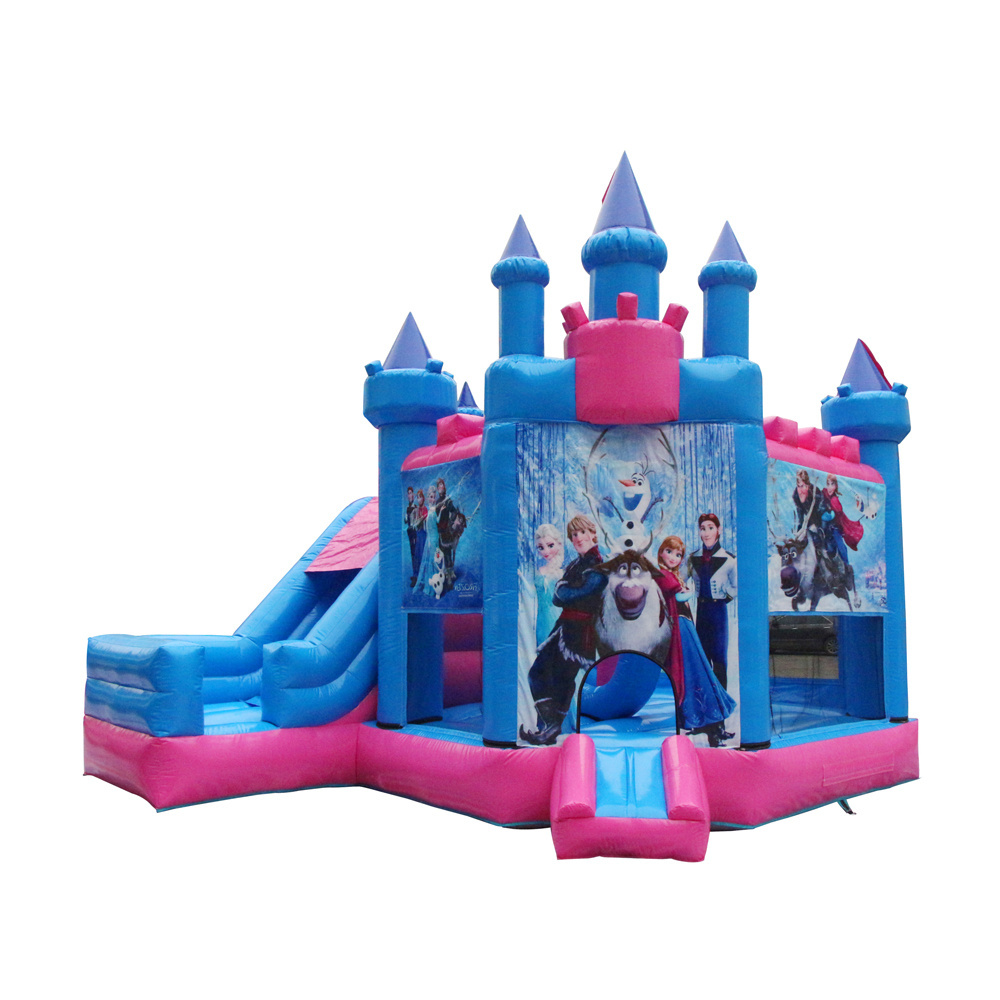 2021 Commercial kids slip pool jumping obstacle course toboggan gonflable bouncer combos bounce house inflatable water slide