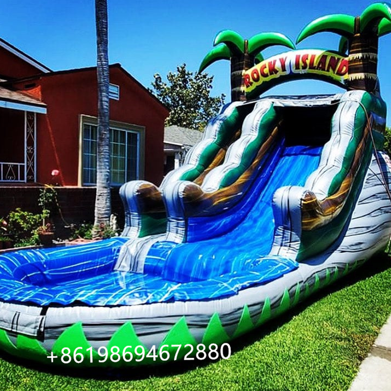 Finest price big kahuna inflatable water slide pool slide inflatable jumping castles inflatable slide