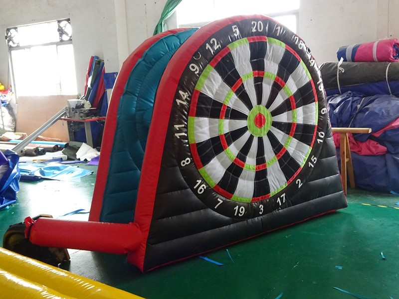 Inflatable Football Dart Board for kids adults Pvc Outdoor Shooting  Inflatable Toys Inflatable Soccer Ball Dart Game Carnival