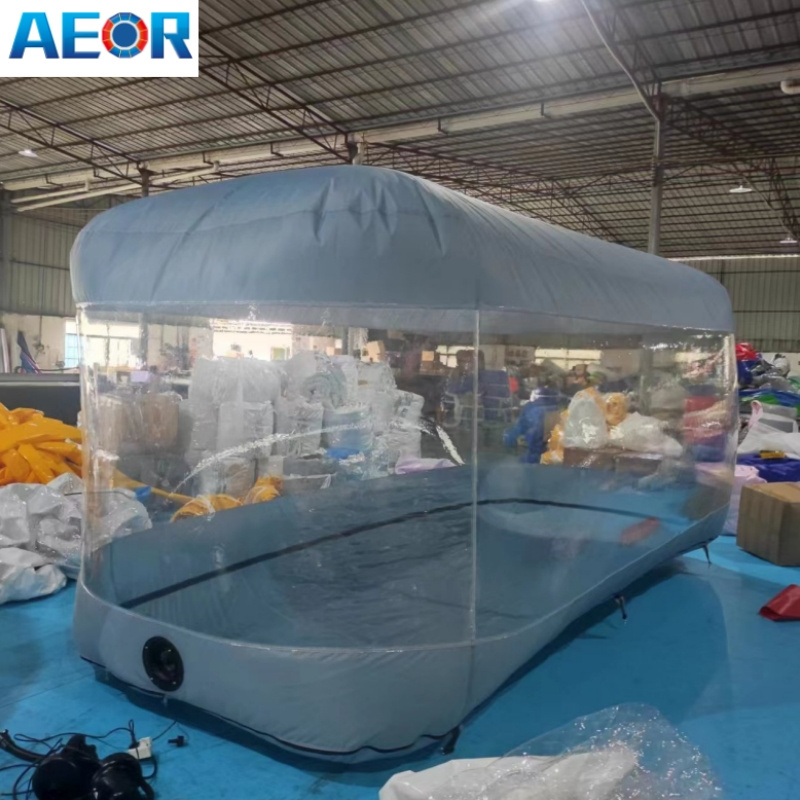 Clear inflatable car bubble cover tent portable inflatable car tent cover capsule Garage