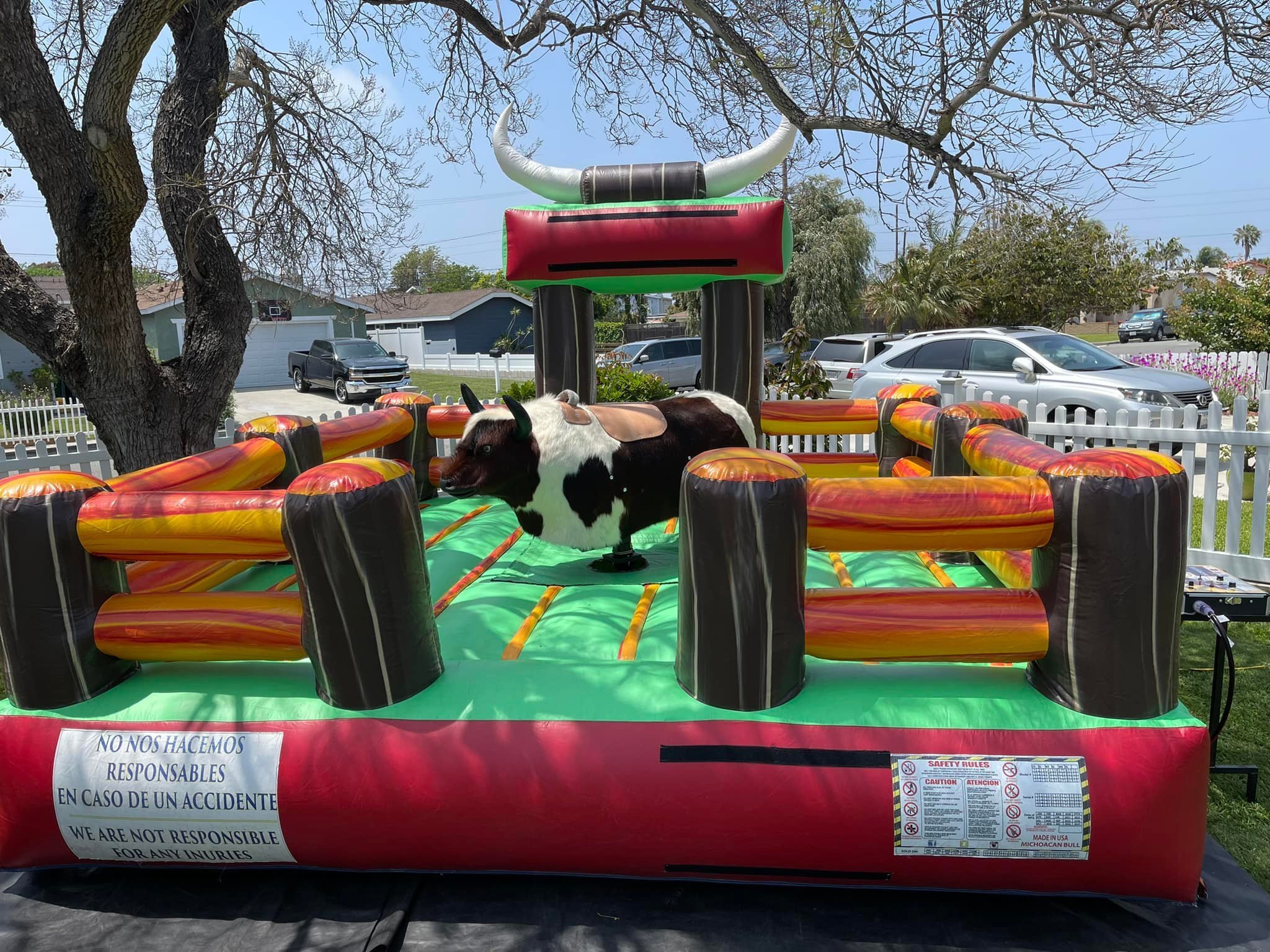 16ft 5m bucking rodeo simulator machine mechanical bull riding for sale