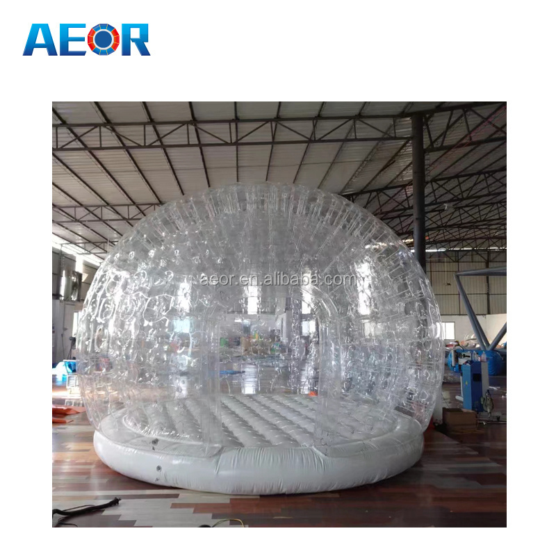 inflatable snow globe christmas decorations/ inflatable christmas human bubble ball for sale