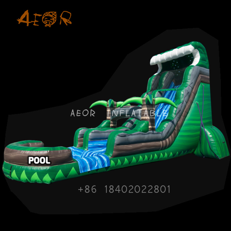 Guangzhou Used swimming pool slide,big water slides for sale inflatable slide