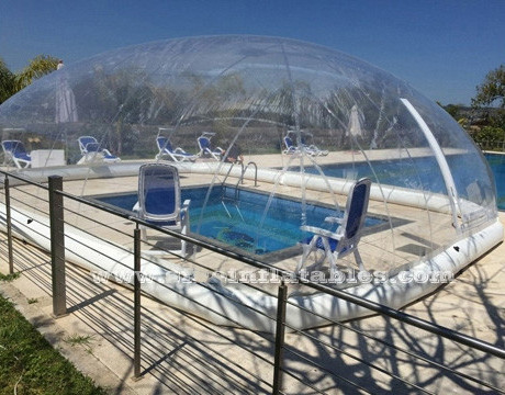 Customized Pool Cover Transparent Tent,inflatable Tent Air Inflatable Swimming Pool Dome