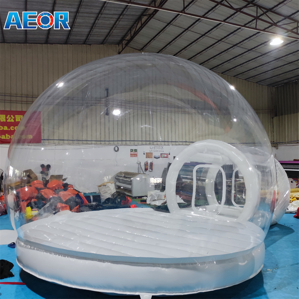 tent house inflatable bubble rainproof snowflake balloon inflatable christmas bubble house