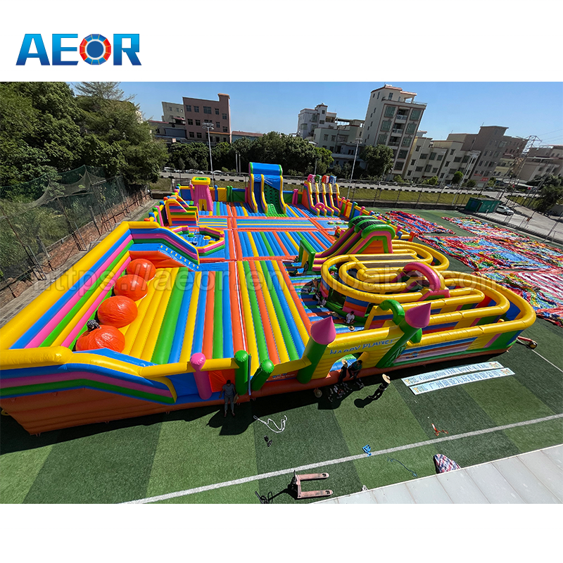 Giant Inflatable Amusement Parks inflatable theme park indoor bouncy castle inflatable fun city for sale