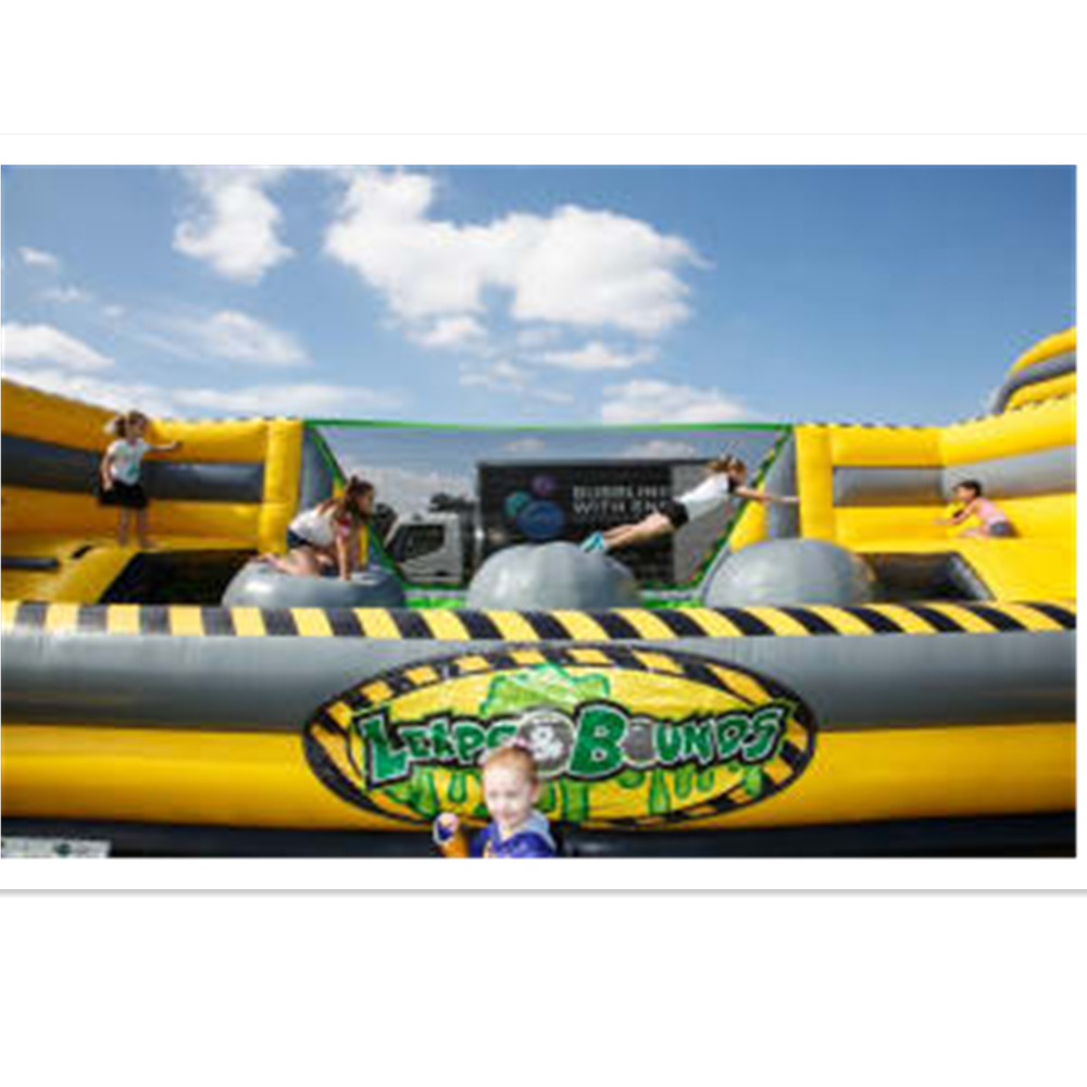 inflatable big baller inflatable  out challenge Toxic Shock Big Ball Challenge inflatable obstacle course total wipeout