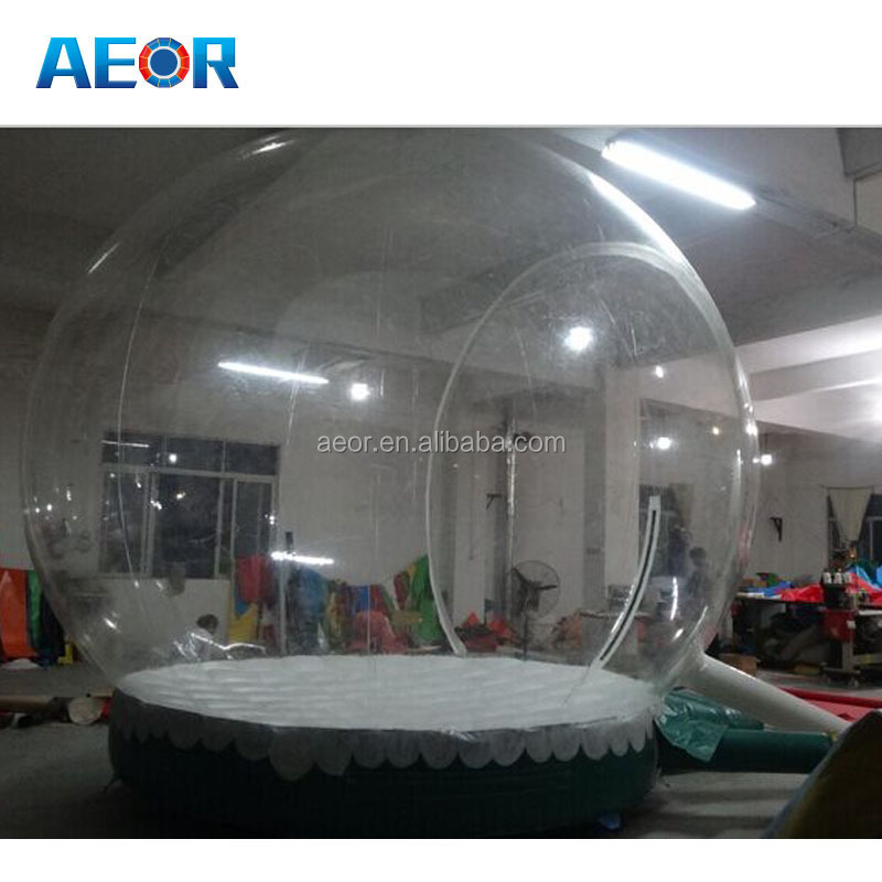 inflatable snow globe christmas decorations/ inflatable christmas human bubble ball for sale