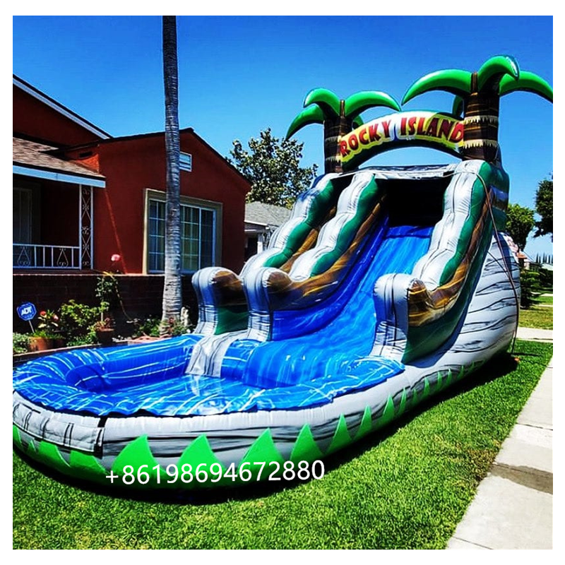 Finest price big kahuna inflatable water slide pool slide inflatable jumping castles inflatable slide