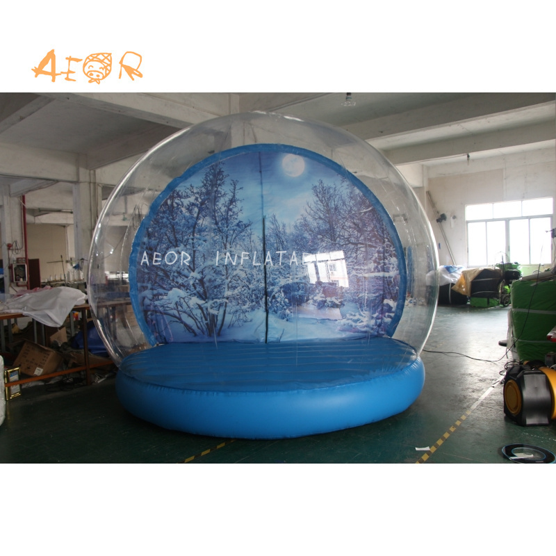 Giant inflatable bubble inflatable snow globe inflatable christmas giant snow globe ,christmas snowglobe manufacturer