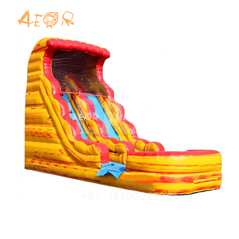 AEOR commercial inflatable slide giant inflatable slide inflatable water pool slide for back yard