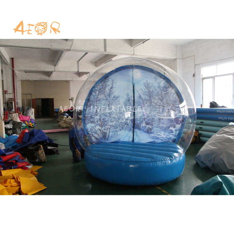 Giant inflatable bubble inflatable snow globe inflatable christmas giant snow globe ,christmas snowglobe manufacturer