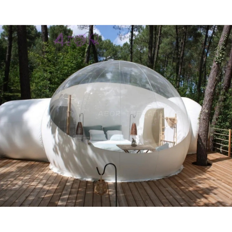 Dia 3m 4m 5m Inflatable Bubble House Tent Outdoor Clear Bubble Tree Tent For Camping for Family Backyard Party