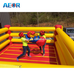 cheap high quality PVC material inflatable wrestling ring for sale/ used portable wrestling ring for kids