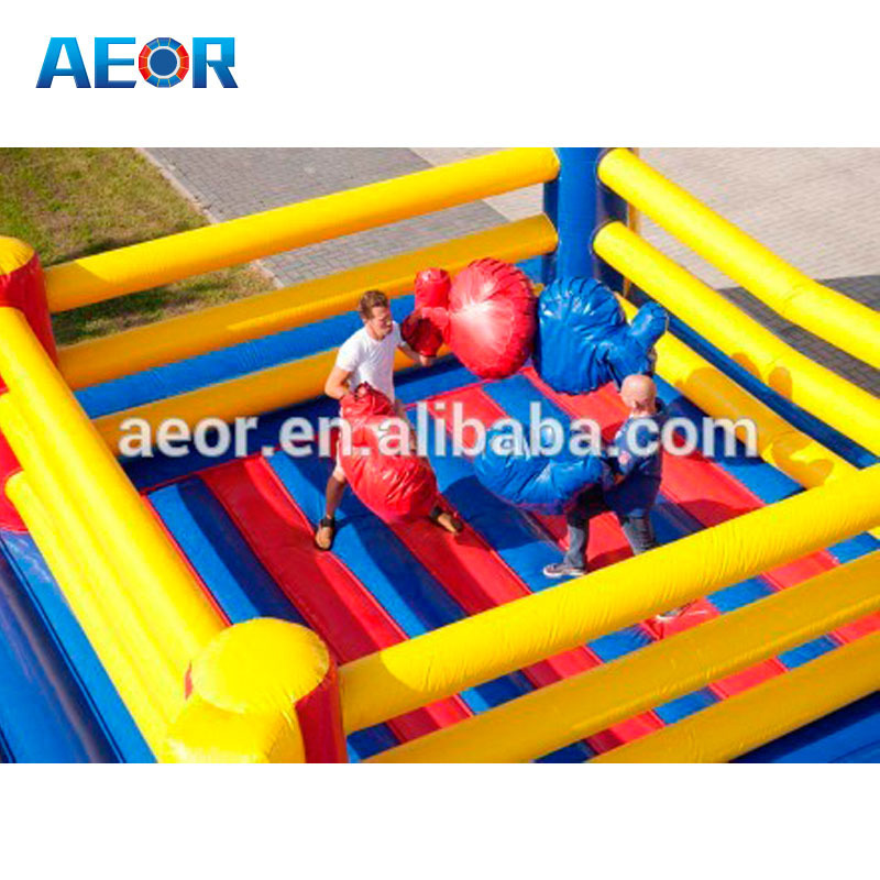 cheap high quality PVC material inflatable wrestling ring for sale/ used portable wrestling ring for kids