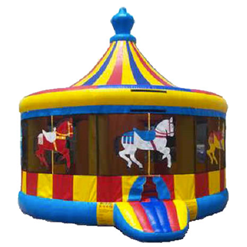 Circus carousel bouncy castle/Newly inflatable bouncers/ inflatable jumping castle