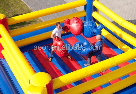 cheap high quality PVC material inflatable wrestling ring for sale/ used portable wrestling ring for kids