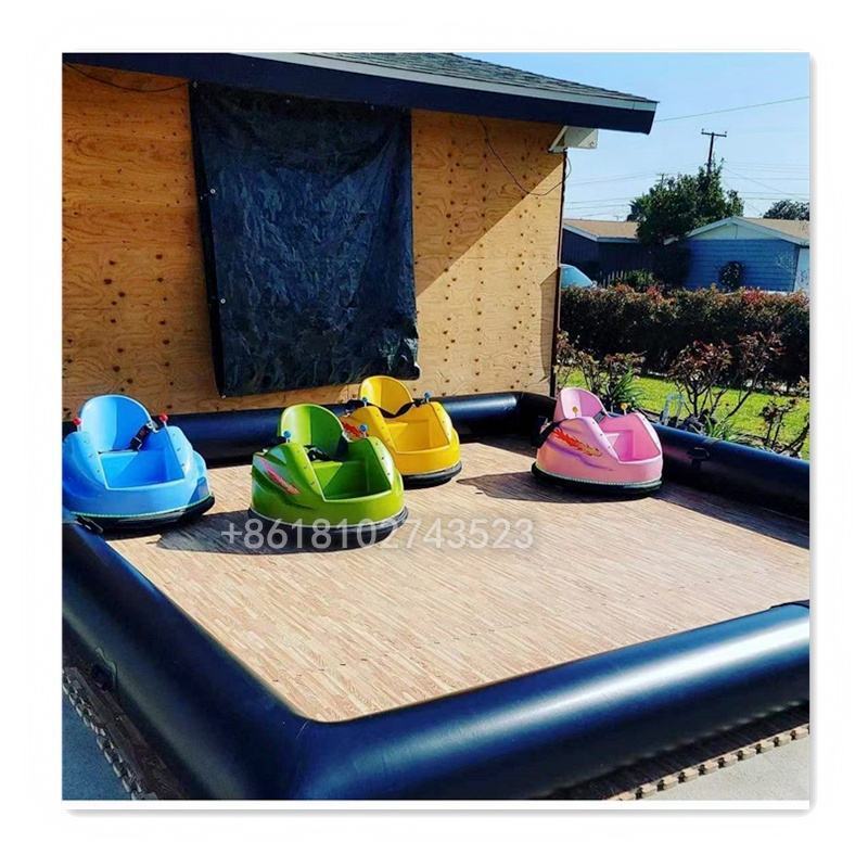 Inflatable Race Track Pipe for Kids Bumper Cars Inflatable Race Car Tracks Mini Car Racing Track