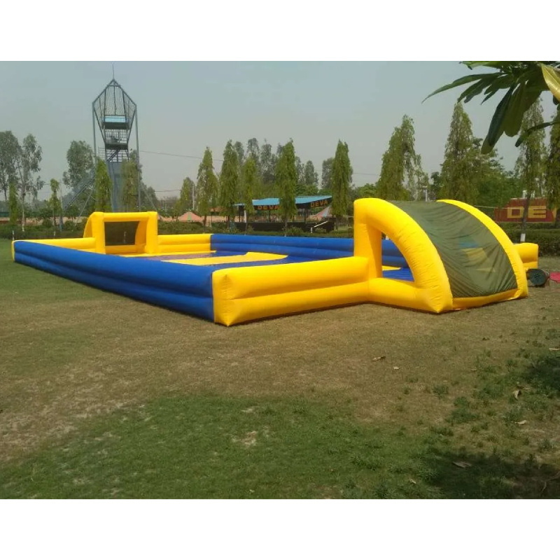 Inflatable Soap Football Field Inflatable Water Soccer Field PVC  for Sale