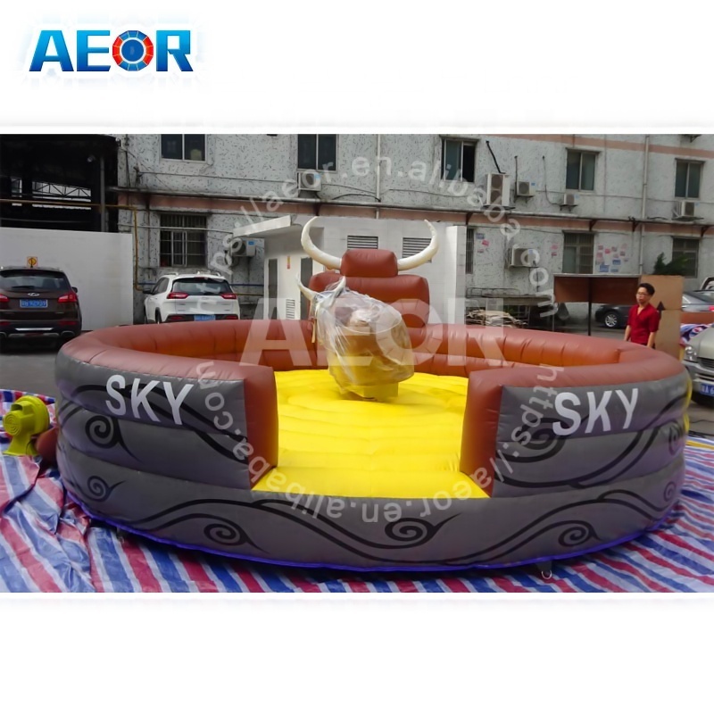 Mechanical Bull Riding for Sale Mechanical Rodeo Bull Inflatable Bouncer Air Mattress Bull Toy