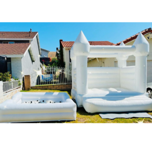 Adult commercial party bouncer inflatable bouncy castle with slide and ball pit