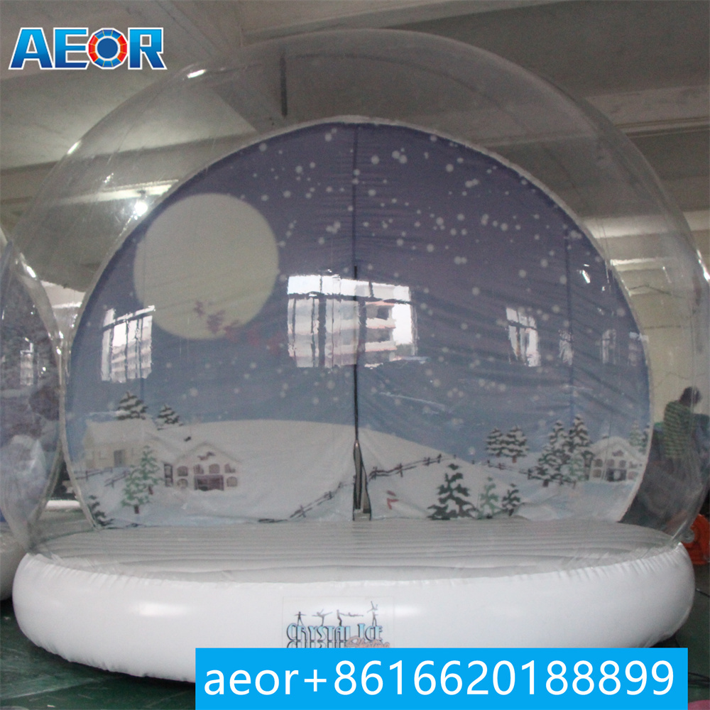 tent house inflatable bubble rainproof snowflake balloon inflatable christmas bubble house