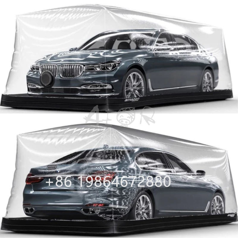 Clear inflatable car bubble cover tent portable inflatable car tent cover capsule Garage