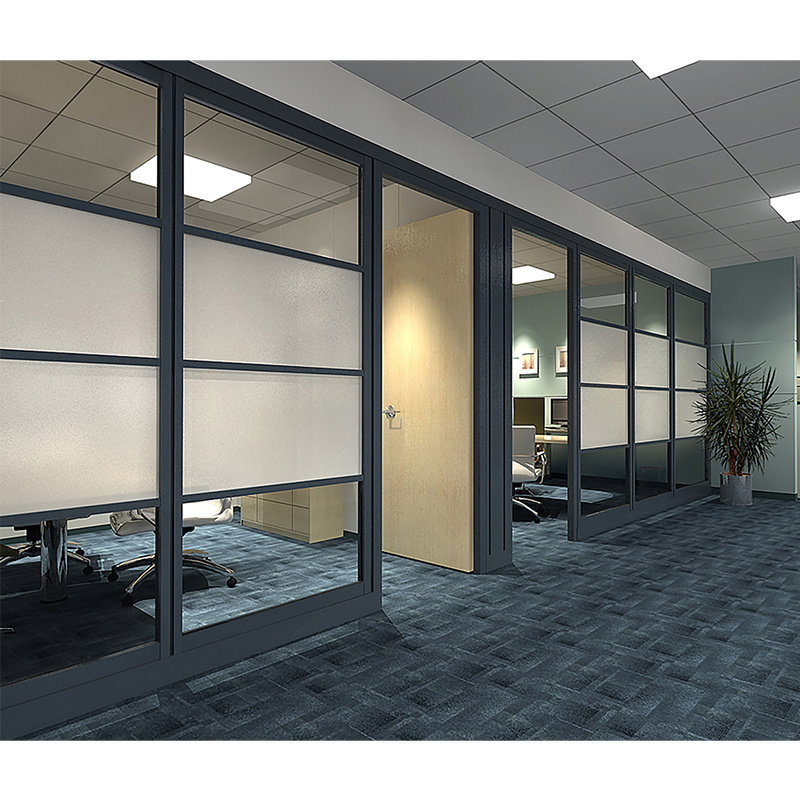 Factory Wholesale Partition Glass Wall System Modern Soundproof Office Furniture