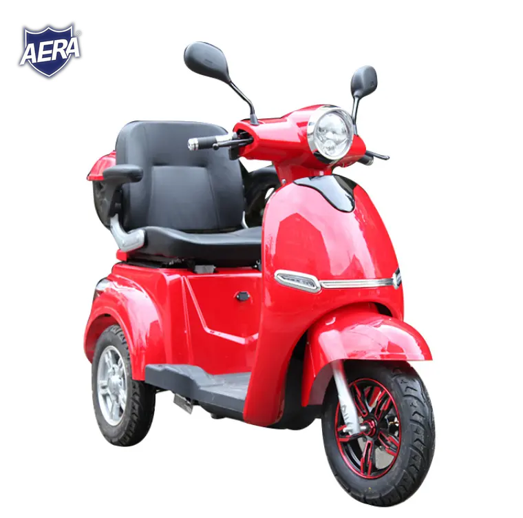 EEC 3 Wheels Handicapped Electric Tricycle  Elderly Range 60 KM Per Charge