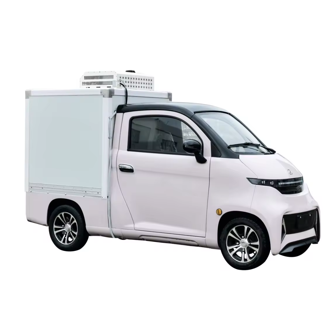 EEC L7e takeaway electric car full electric food delivery vehicle 5000w lithium battery 60km/h right hand drive electric van