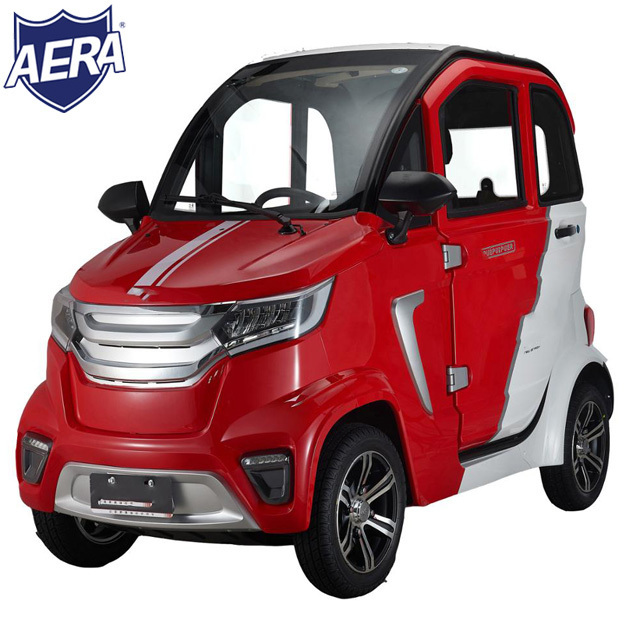 AERA-UM4 2023 New Energy EEC/COC Certificate High Speed Enclosed 3 Seater Mini Adult 4 Wheel Electric Car with Air Conditioning