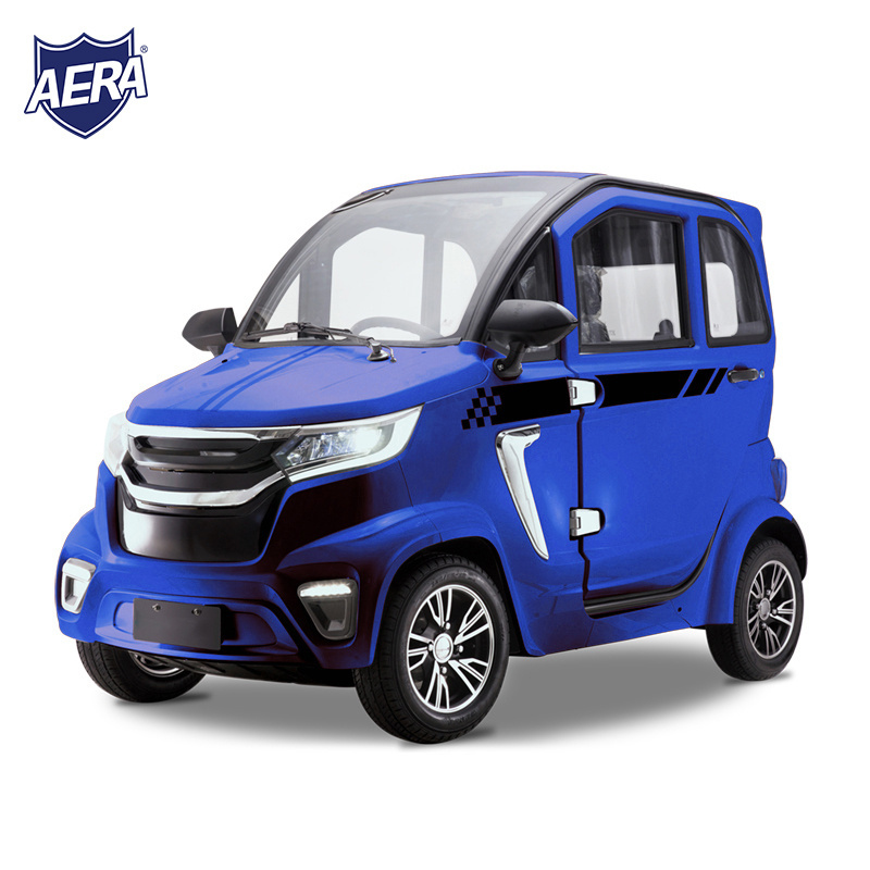 AERA-UM4 2023 New Energy EEC/COC Certificate High Speed Enclosed 3 Seater Mini Adult 4 Wheel Electric Car with Air Conditioning