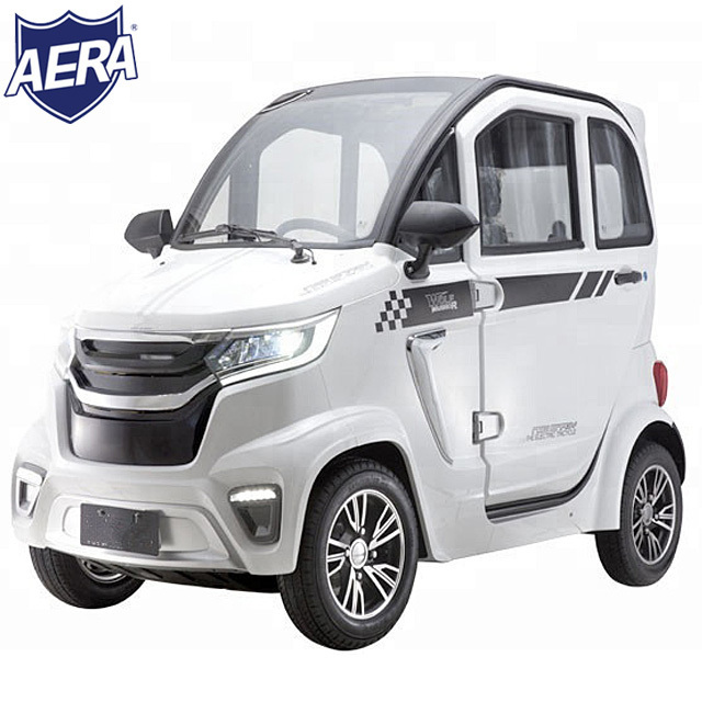 AERA-UM4 2023 New Energy EEC/COC Certificate High Speed Enclosed 3 Seater Mini Adult 4 Wheel Electric Car with Air Conditioning