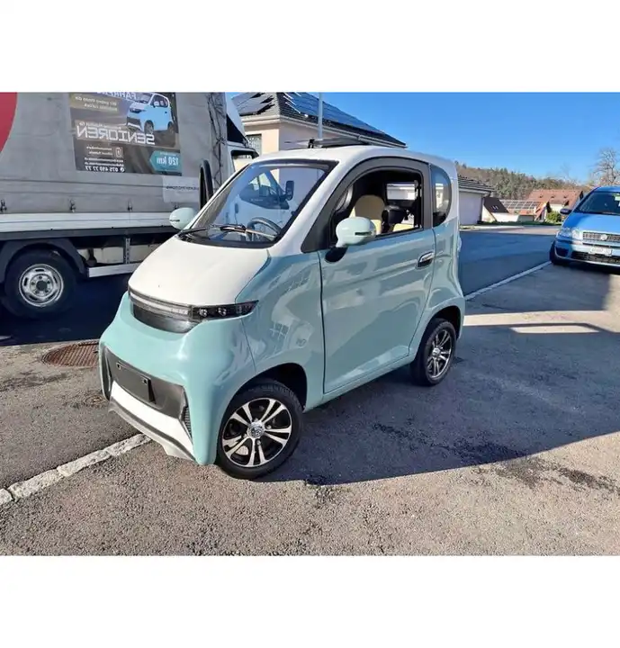 Auto 4 Wheel Electric Enclosed Small Passenger Vehicle Mini EV Electric Car Tricycle for Adults selling well in EU countries