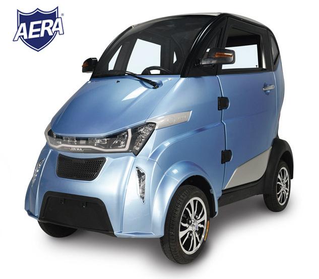 AERA-J2 EEC COC Certification 2200W Luxury Fully Enclosed Adult Motorcycle Mobility Scooters Electric 4 Wheel with Three Seat