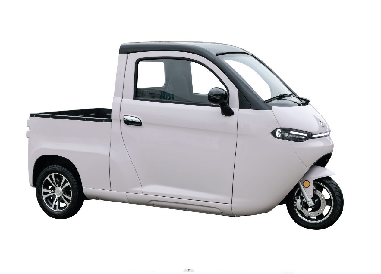 eec mini electric car pickup customized cargo box food delivery van mini electric car with electric window truck with ac