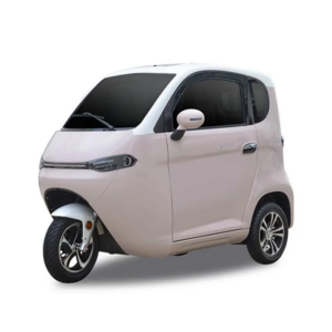 CKD EEC Electric Vehicle Fully Enclosed Cabin Scooter 3 Wheel Electric Taxi Tricycle with Air Conditioning