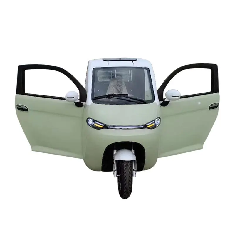 chinese fully enclosed electric tricycle scooter tuc tuc eec coc 3 wheel electric motorcycle adults tricycle closed