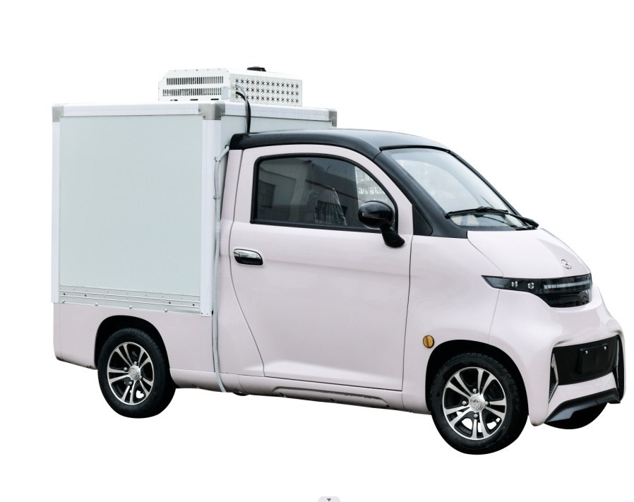 Lowest price mini ice cream truck with -25 degree refrigerator 60 KM/H food delivery vehicle