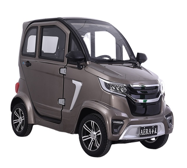 AERA 2020 hot sale cheap high quality 3 seats air conditioner 4 wheels closed cabin low speed automatic mini electric car